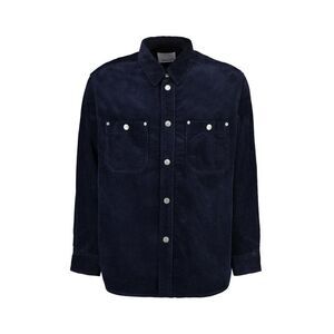 ISABEL MARANT Corduroy Overshirt Men BLUE Shirts